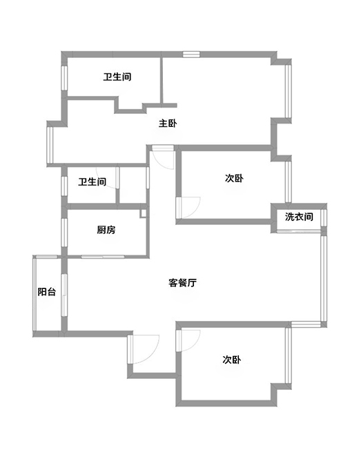 家装灵感详情平面图